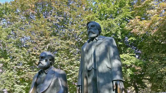 Marx and Engels monument in Berlin