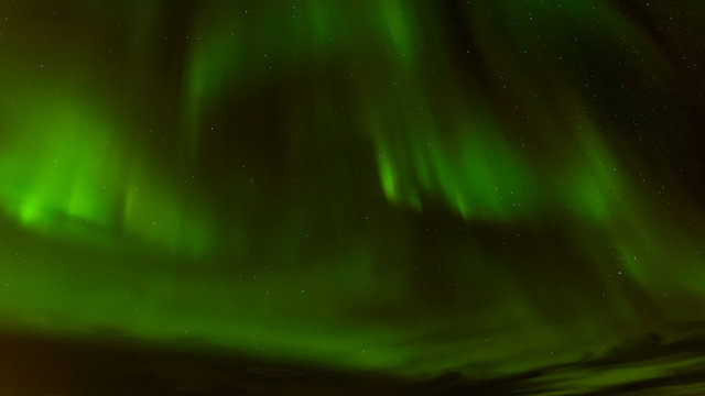 Aurora borealis or northern lights at Tromso, Norway