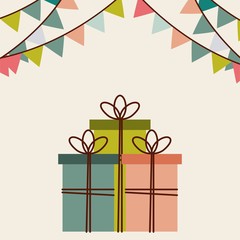 gift box present icon vector illustration design