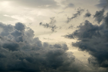 Sky, clouds, rain, beautiful colors