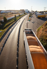 transport routier en poids lourd 