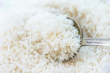 White Jasmine Rice, Selective focus.