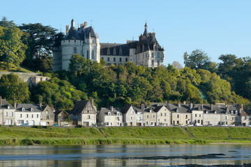 Fototapeta na wymiar The Château de Chaumont-sur-Loire and the Loire