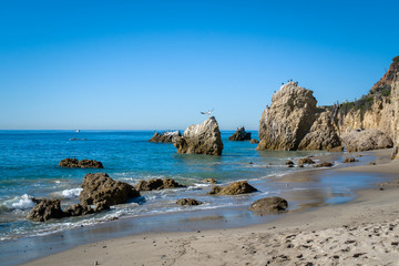 Matador Beach near Malibu, California