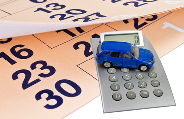 Kalender mit PKW - Versicherungswechsel