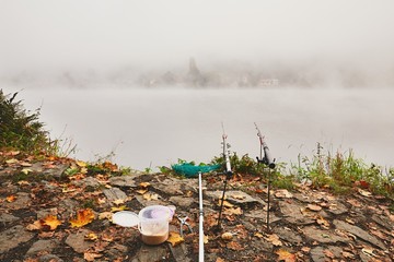 Fishing in the mysterious fog