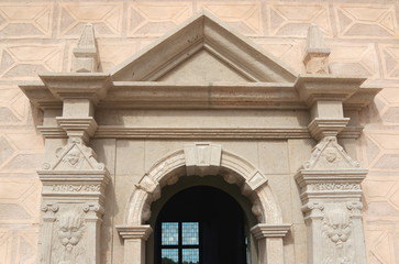 Facade of old castle