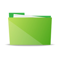 folder for papers. vector illustration
