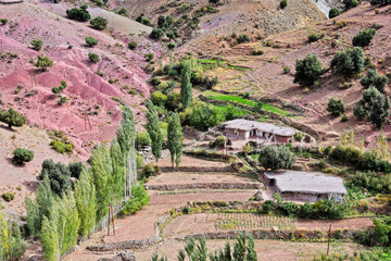 Fototapeta na wymiar Landscape view of high Atlas Mountains, Morocco