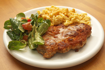 Schnitzel in der Pfanne