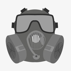 Respirator icon on white background