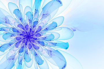 Abstract fractal flower