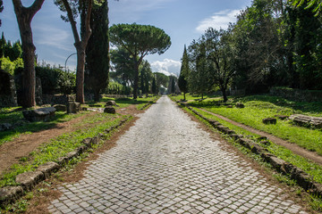 Fototapeta na wymiar Via Appia antica - Roma 