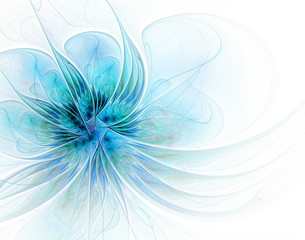 Fototapeta na wymiar Abstract fractal flower