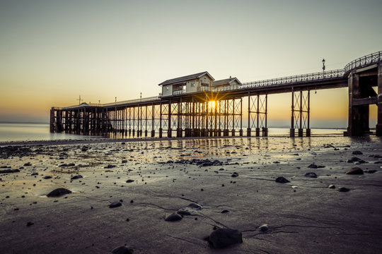 Penarth Pier at Sunrise