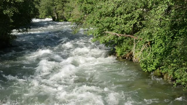 wild stream at Zillertal valley Schwarzachtal (Austria, Tirol)