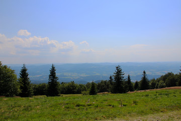 Pustevny, Beskydy mountains, in summer