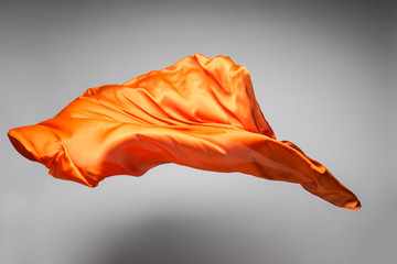 orange flying fabric