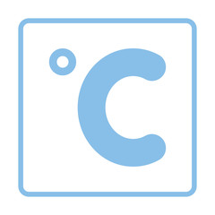 Celsius degree icon