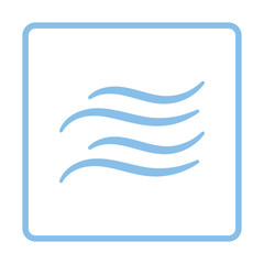 Water wave icon