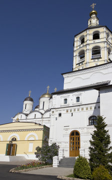 Beautiful monastery in Russia. St. Paphnutius Borovsky Monastery.