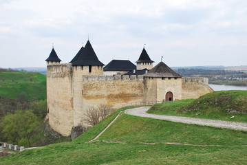 Ancient castle on a hill