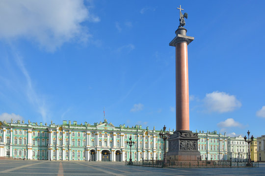 Petersburg. Palace square