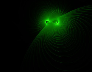 Abstract fractal rotation