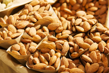 roasted almond in paper envelope