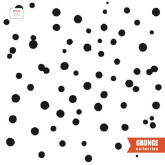 abstarct vector background with messy ink spills and drops