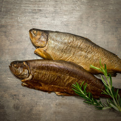 geräucherte Forellen