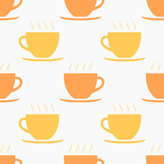 Orange cups pattern