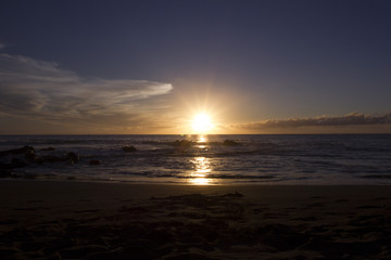 Fototapeta na wymiar Sonnenuntergang La Gomera