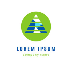 Pyramid creative logo design