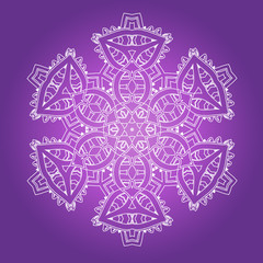 Ethnic Psychedelic Fractal Mandala Vector Meditation looks like