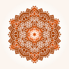 Ethnic Psychedelic Fractal Mandala Vector Meditation looks like