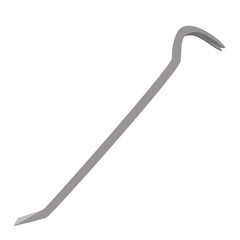 crowbar steeel tool vector illustration