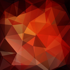 Background made of brown triangles. Square composition with geometric shapes. Eps 10