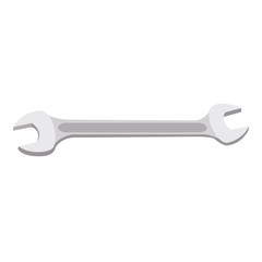 wrench steel  vector illustration