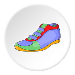Athletic shoe icon. artoon illustration of athletic shoe vector icon for web