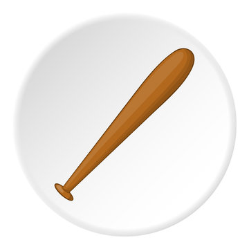 Baseball bat icon. artoon illustration of baseball bat vector icon for web