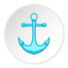 Anchor icon. artoon illustration of anchor vector icon for web