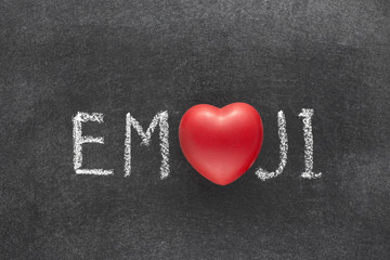 emoji word heart