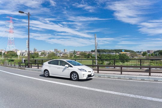 Fototapeta ドライブ 乗用車