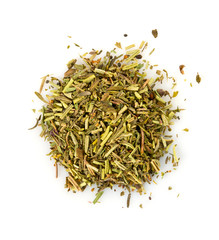 Provencal herbs isolated on white