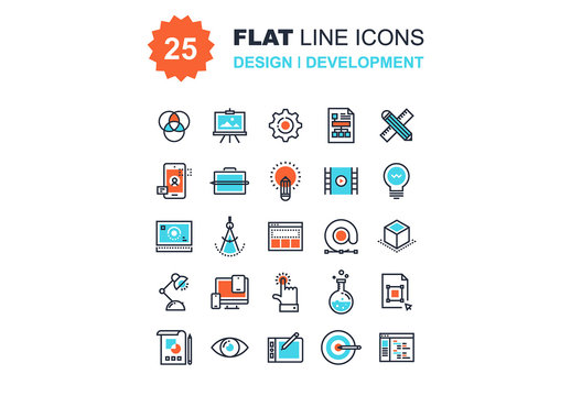 Design and Development Icons Set