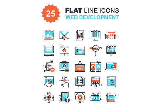 Web Development Icons Set