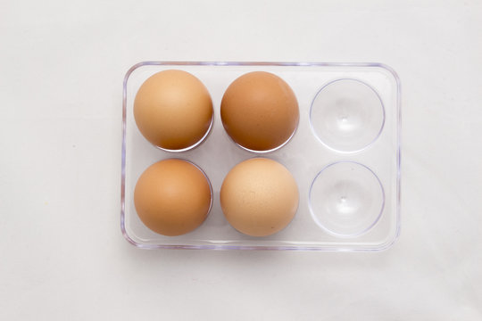 Egg Tray, Four Eggs, Six Eggs Minus Two