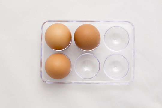 Egg Tray, Three Eggs, Six Eggs Minus Three
