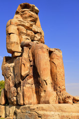 Colossi of Memnon in Egypt